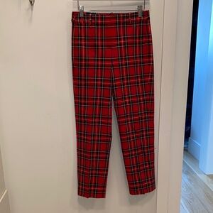 J. Crew Red Tartan Men's Dress Pants